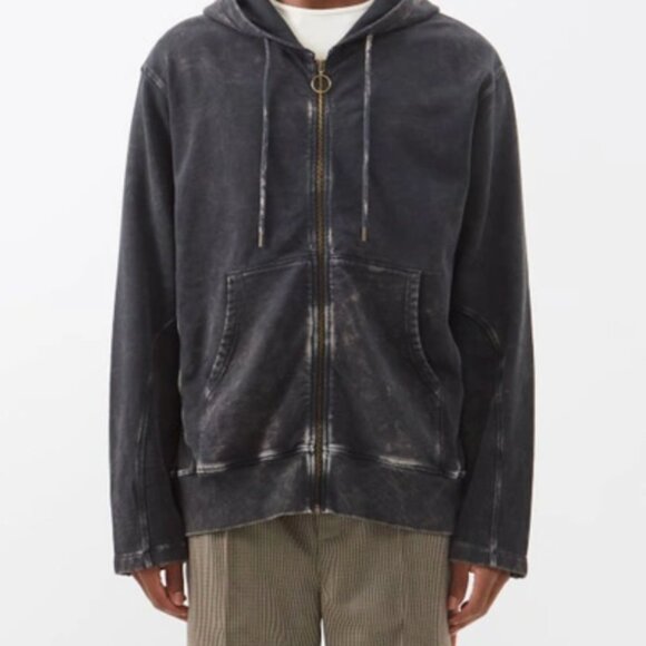 NICHOLAS DALEY Raindrop Zip Hoodie - NWT Size L - Picture 2 of 6